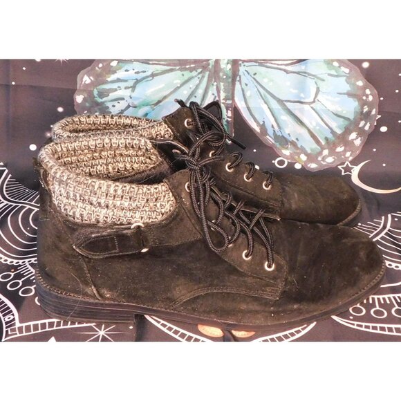 Black Original Rugged Outback Ankle Boots - Picture 4 of 6